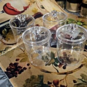 Clear Acrylic Canisters Set